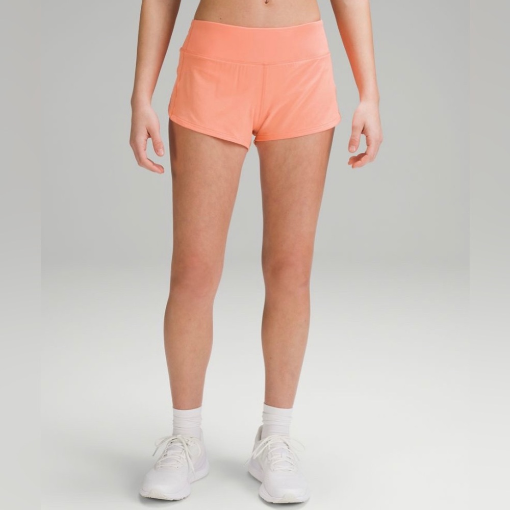 Lululemon Speed Up Shorts Sunny Coral 2.5” inseam